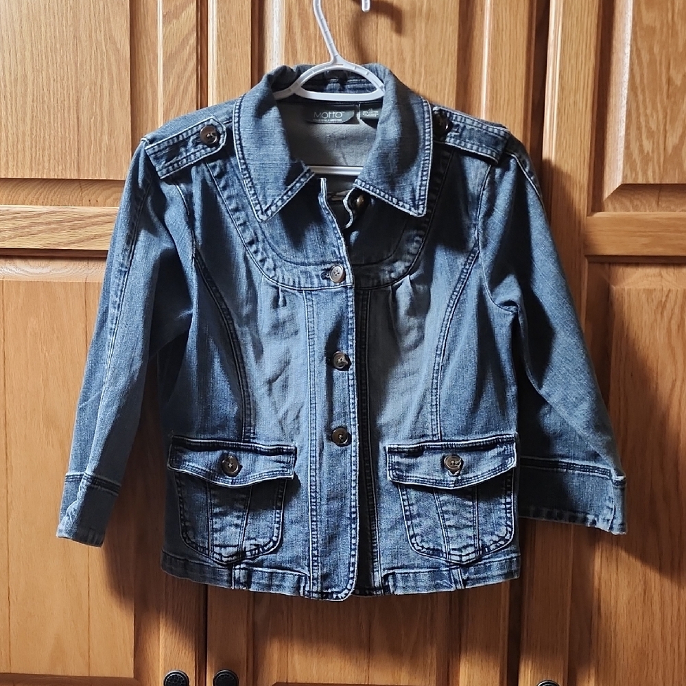 MOTTO Classic Blue Jean Jacket